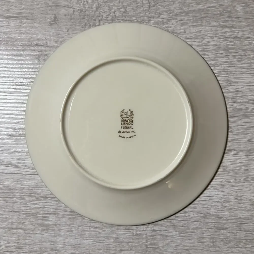 Gold Trim Lenox Eternal 6.5 Inch Plate
